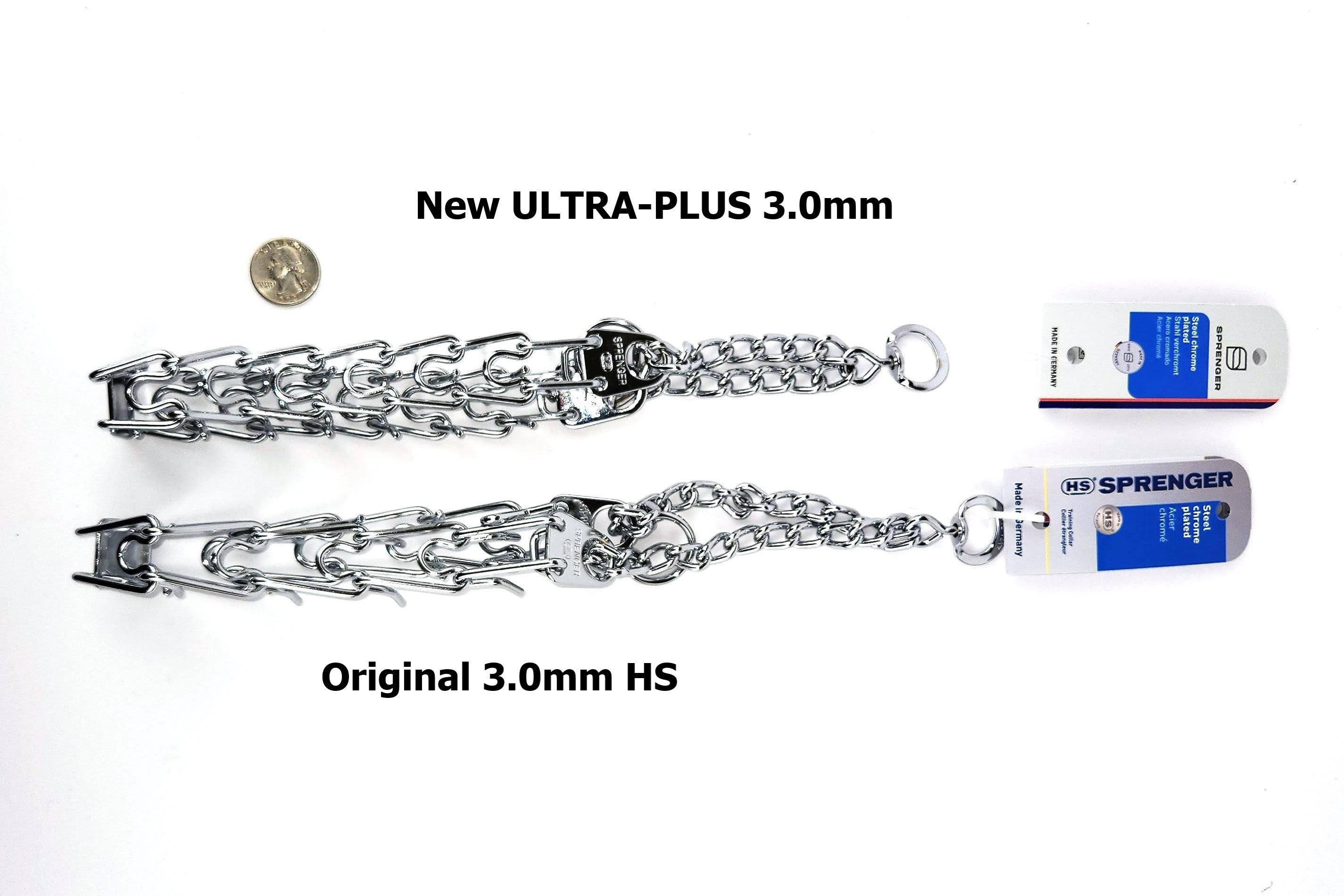 NEW! Short Version Herm Sprenger Training collar 3.0mm x 20"