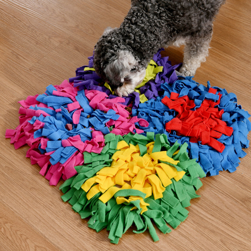 Snoofy Snuffle Mat 4-Quadrant Multicolour 47x47cm