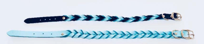 Braided Leather Collars - Latigo