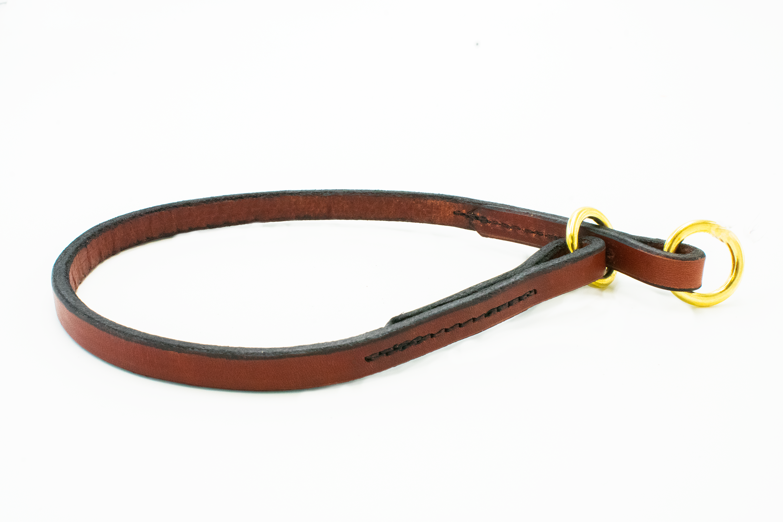 English Bridle Leather Slip Collars