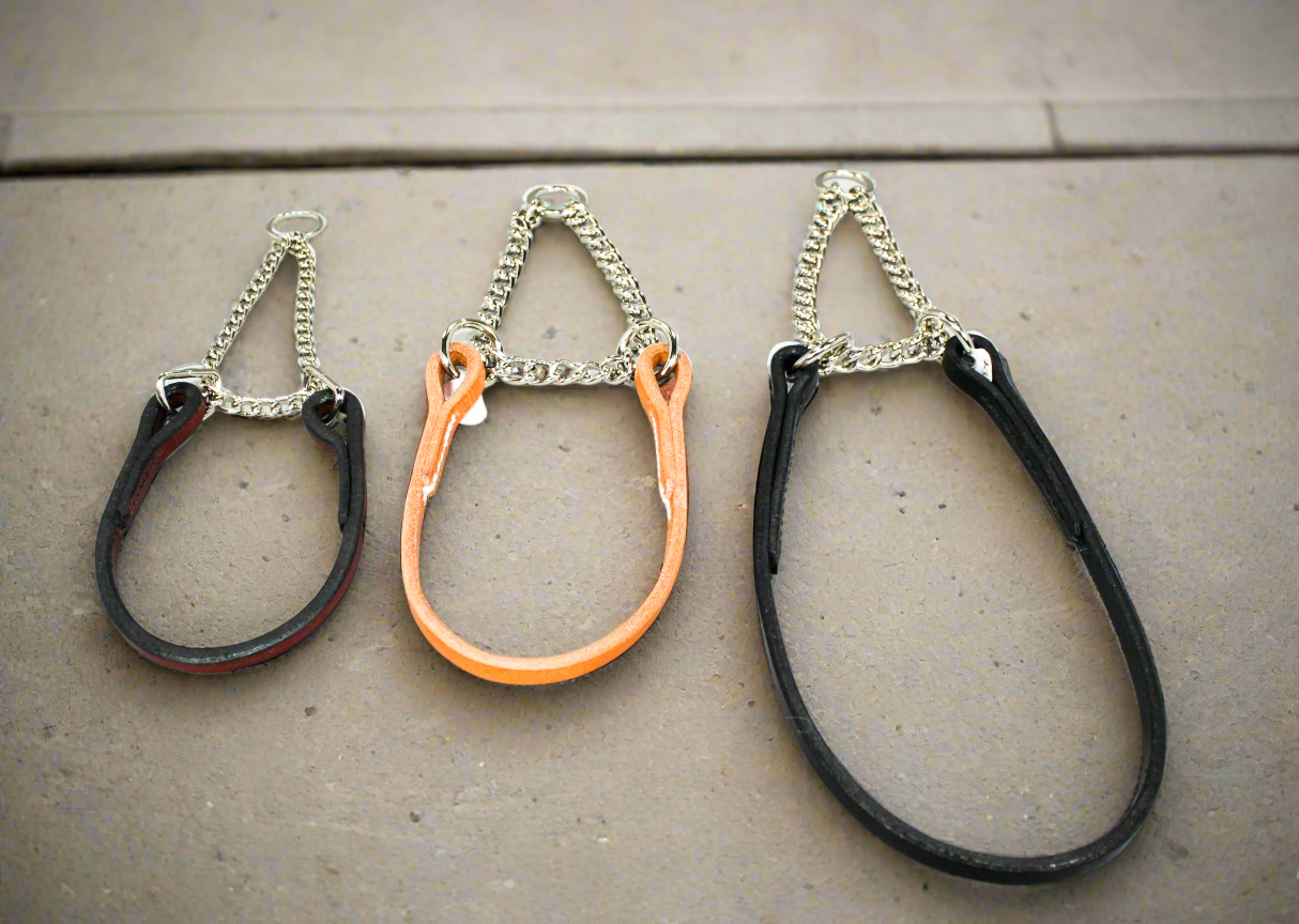 English Bridle Leather Martingale Collar